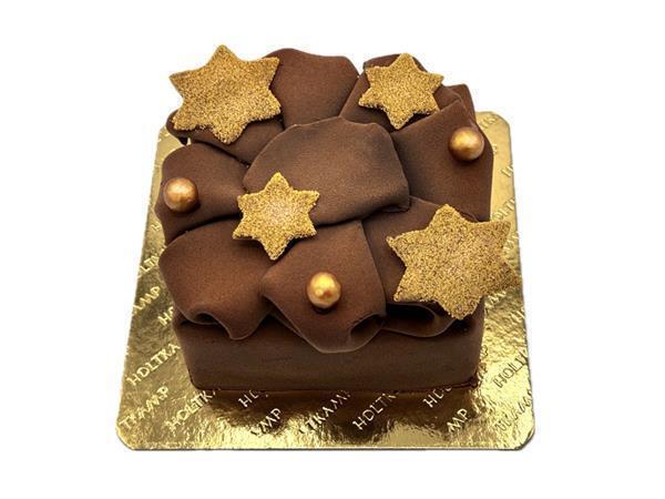 Chocoladetaartje kerst